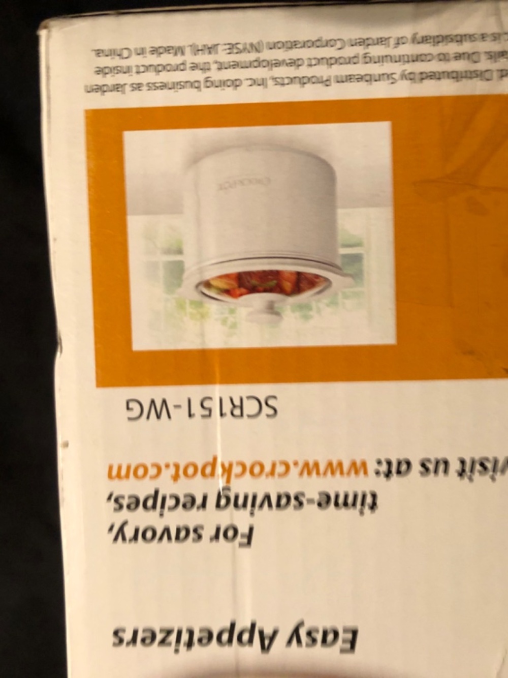 New !! 1.5 Qt White Crock Pot Original Electric Slow Cooker w Removable Pot & Gl - Picture 4 of 6
